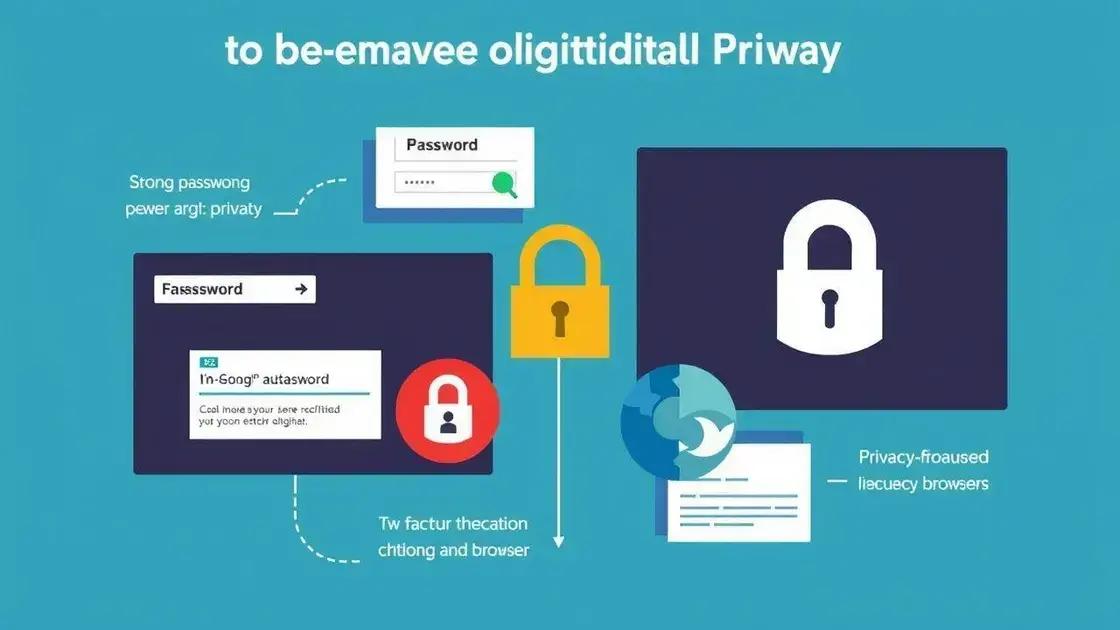 Tips for enhancing your digital privacy