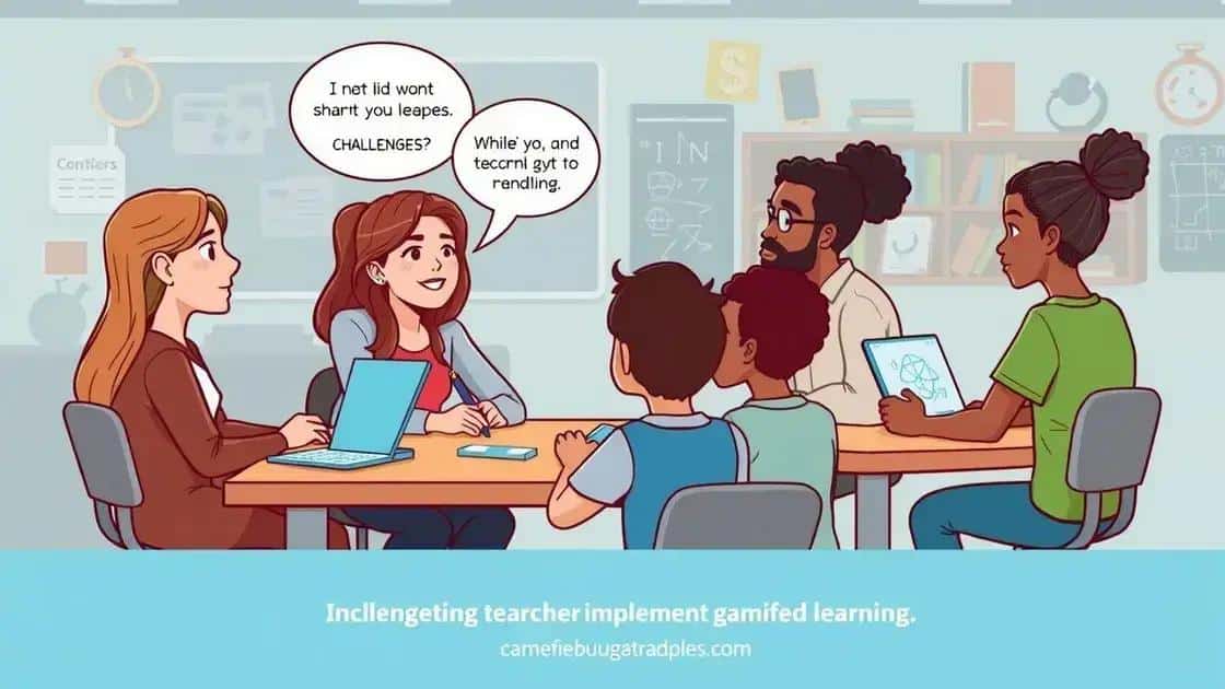 Challenges in implementing gamified learning