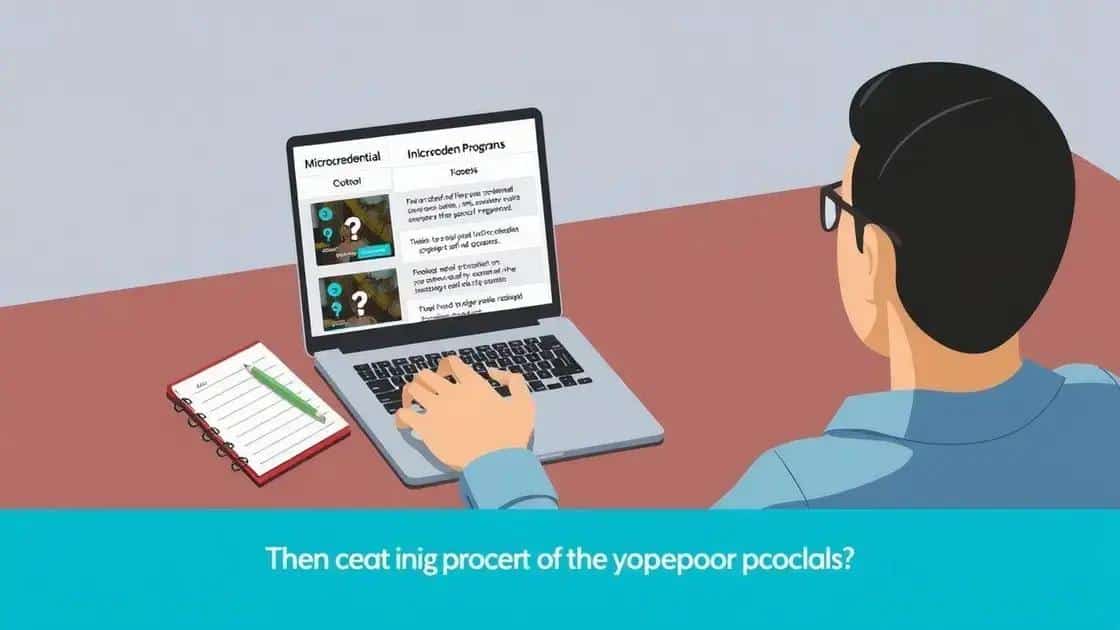How to choose the right microcredential program