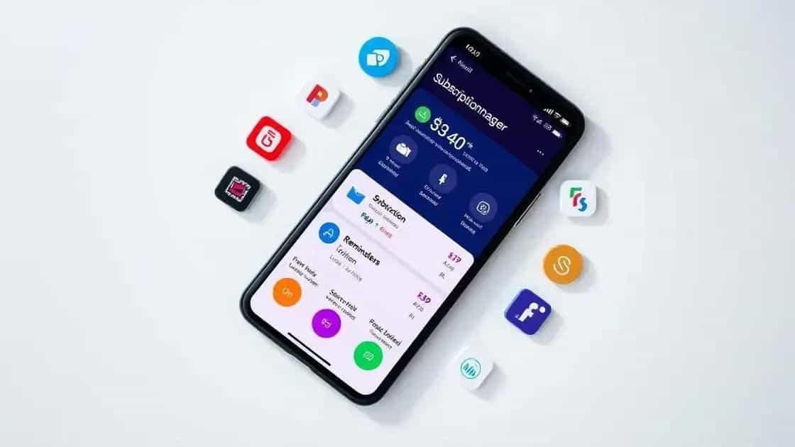 Tools for effective subscription management