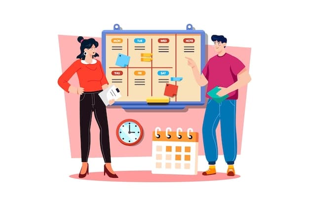 A person using a planner to organize their tasks and schedule, illustrating effective time management and prioritization.