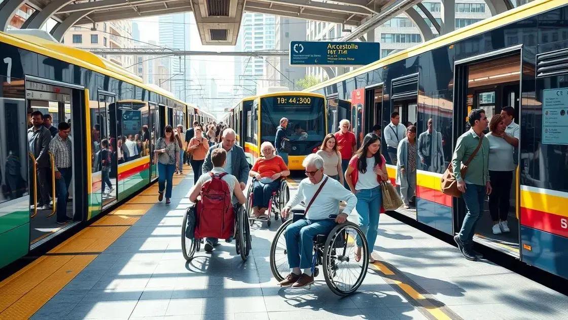 Successful case studies of accessible public transport