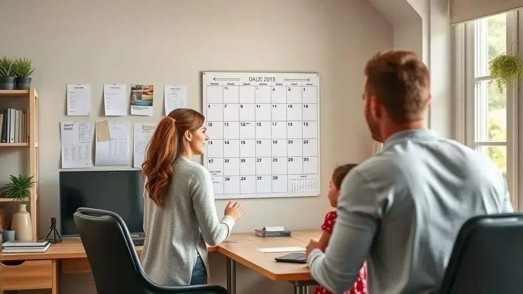 Setting a flexible yet structured schedule