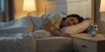 Sleep Optimization for Busy Parents: Gain 1 Hour More Rest Serene parent sleeping peacefully in a comfortable bed, achieving optimized rest.