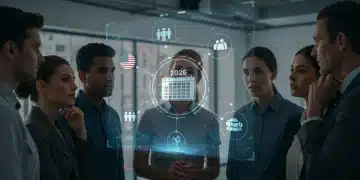 Professionals analyzing new 2026 US policies on work-life integration