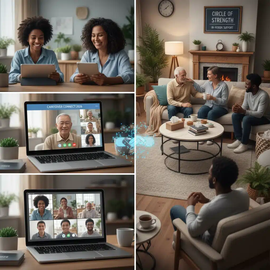 Caregiver Support Groups 2026: Virtual vs. In-Person Options for US Families