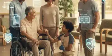 Diverse caregivers receiving legal protections and support