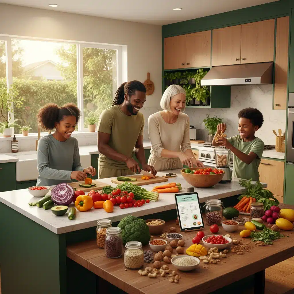 2026 Plant-Based Eating: Essential Nutrients for US Families