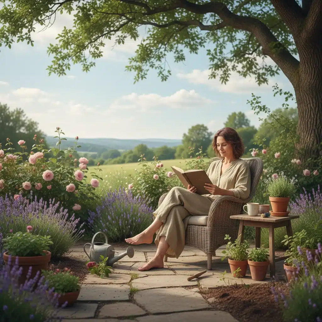 Person enjoying a relaxing hobby outdoors, showcasing benefits of personal time.